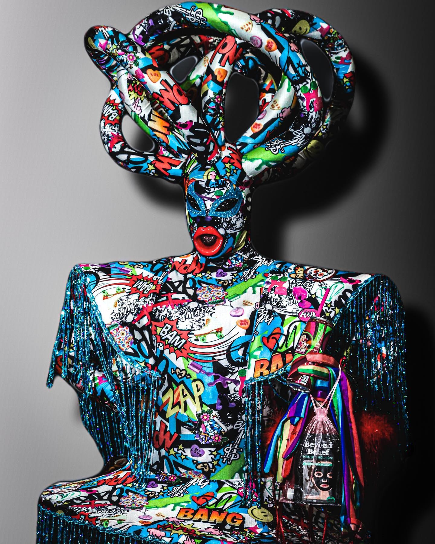 Club kid portrait at DragCon, photographed by Joey Guzzino